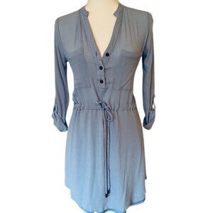☀️ Light Blue Beach Cover-Up Mini Dress – Size M ☀️
